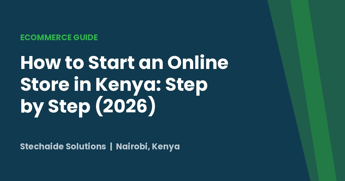 How to start an online store in Kenya: step-by-step guide